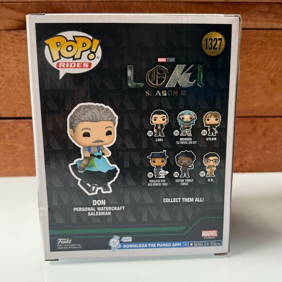 Funko Pop Marvel Don Jet Ski Target Exclusive #1327 Pop Rides Loki Season 2 NEW - Picture 6 of 9